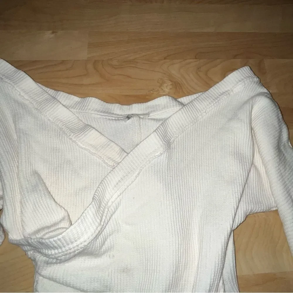 Intimately Free People Cream Long Sleeve Bodysuit